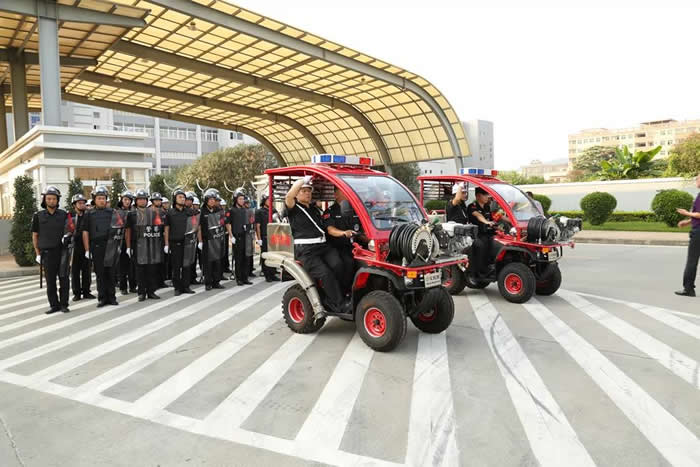 得安特勤車隊整裝待發(fā)